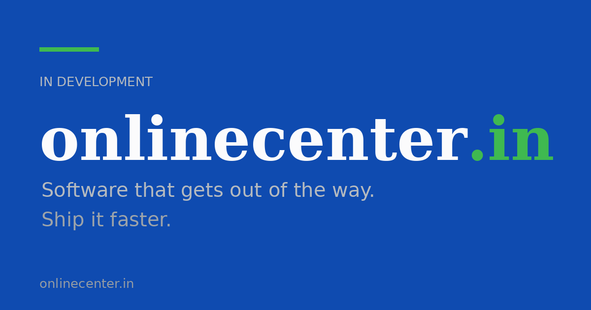 Link preview image for onlinecenter.in